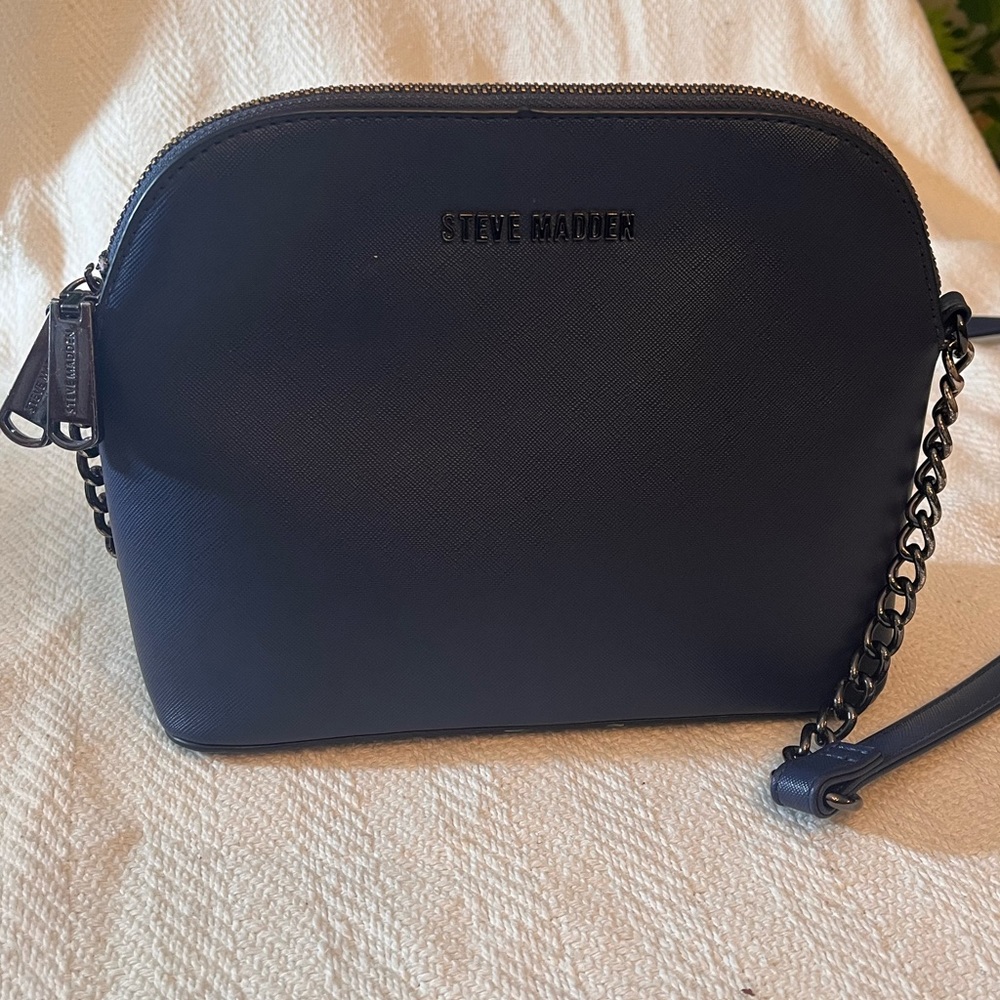 Steve Madden Navy Blue Cindy dome crossbody
